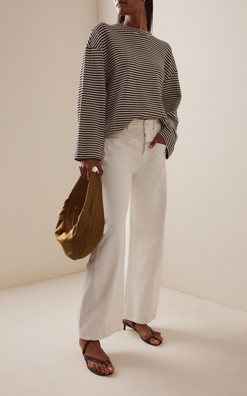 CLOSED Tori-X Rigid High-Rise Barrel-Leg Jeans white outlook