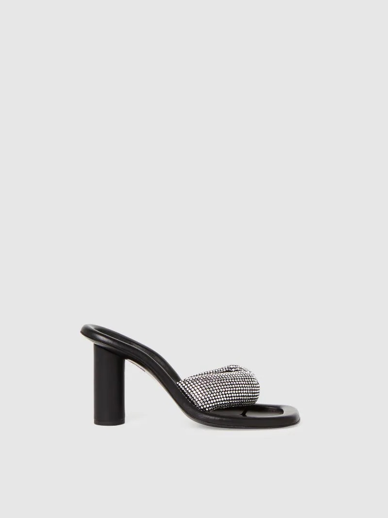 LEATHER CUSHION SANDAL - 1