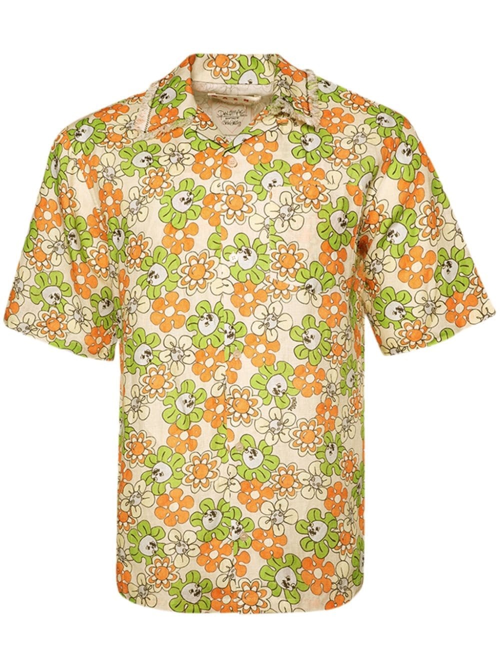 floral-print shirt - 1
