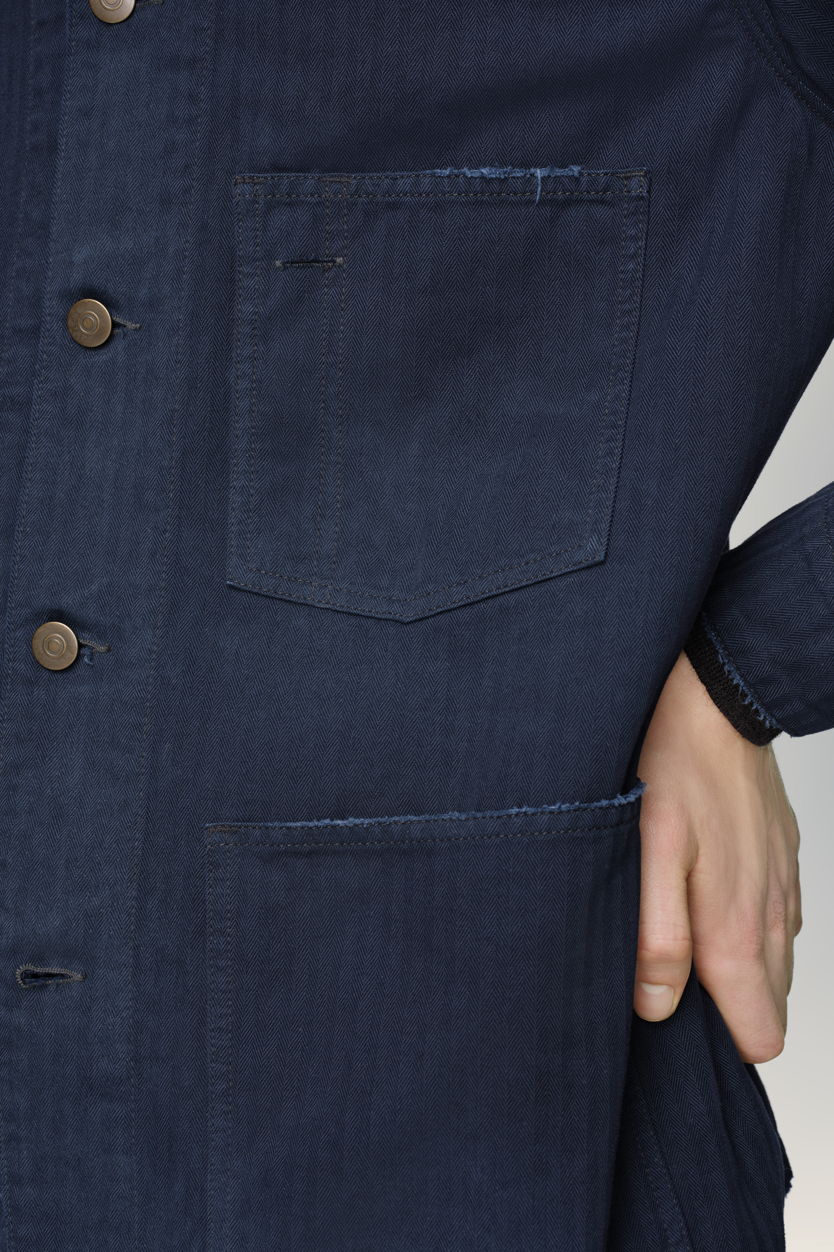 Herringbone workwear jacket - 6