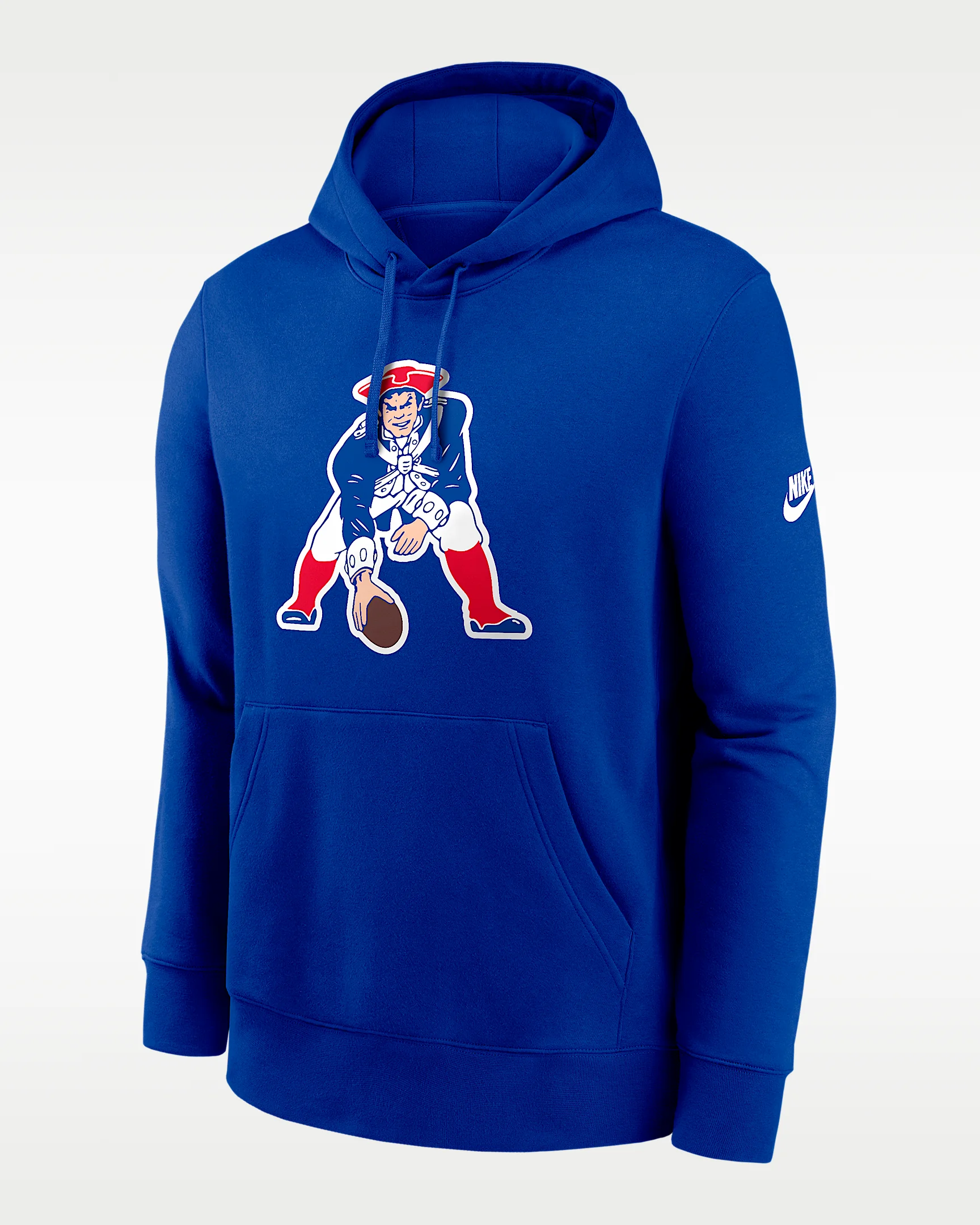 New England Patriots Club Logo Men's Nike NFL Pullover Hoodie - 1