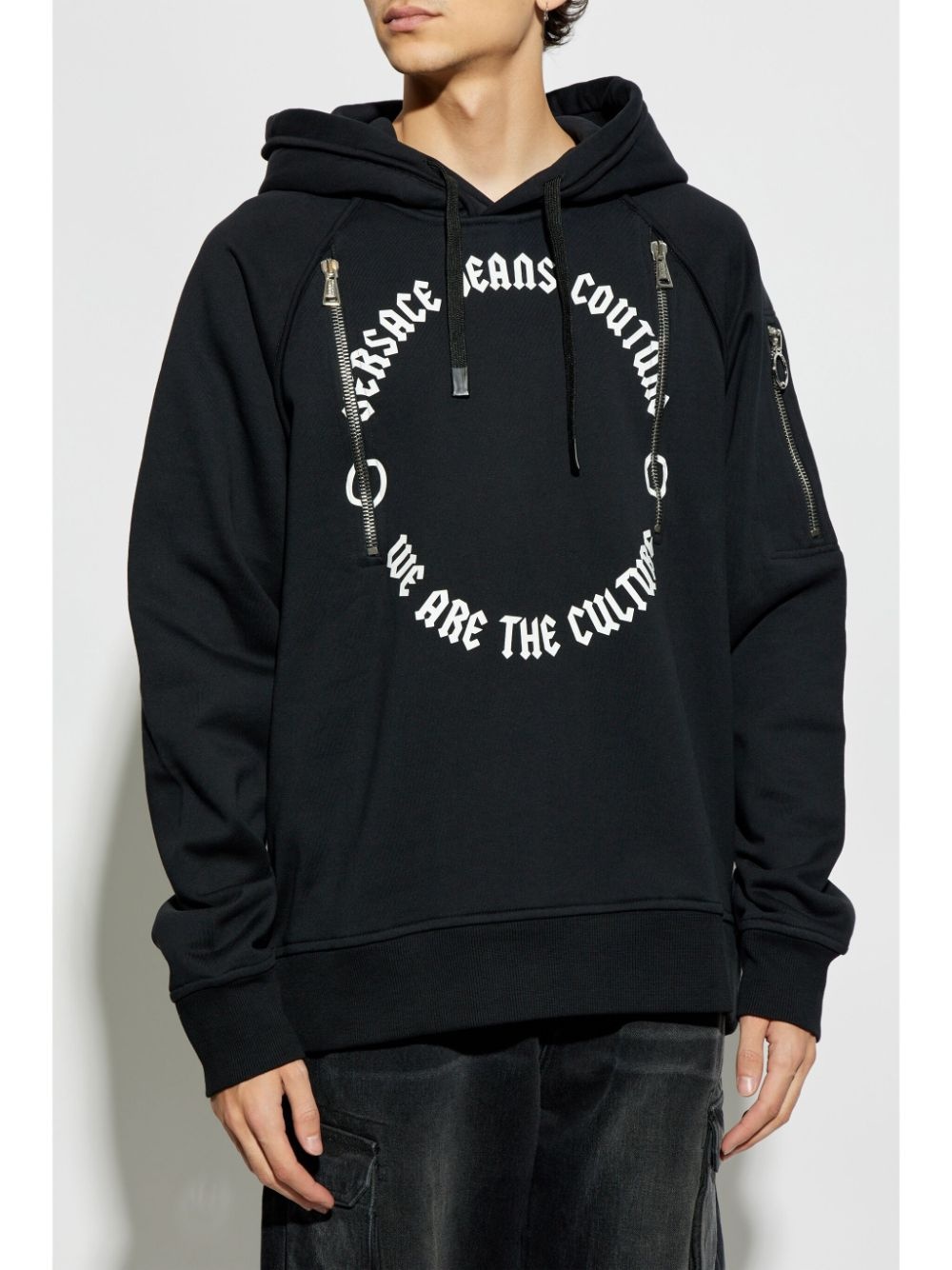logo-print hoodie - 3