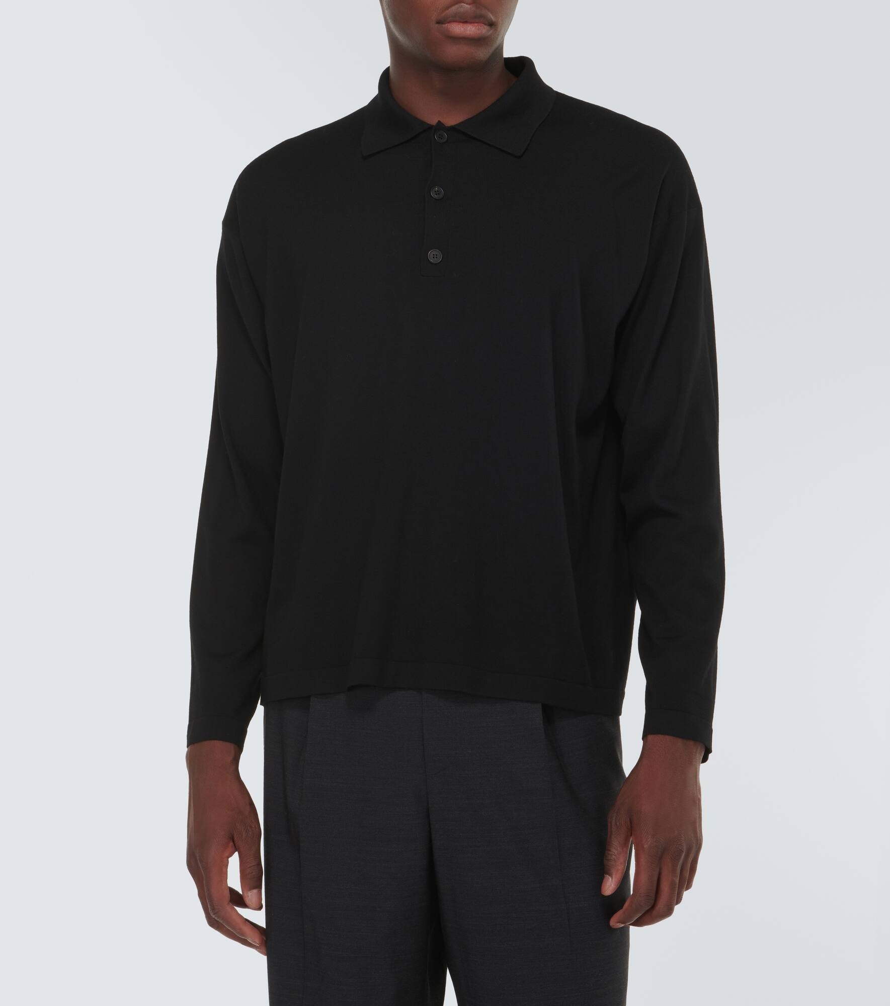 Djon wool polo sweater - 3