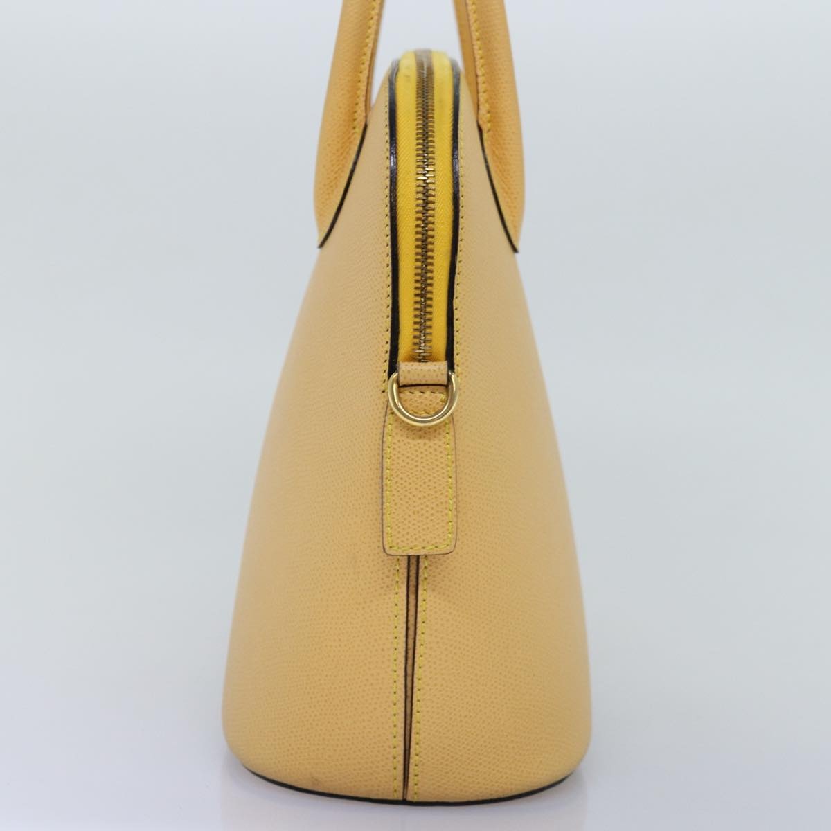 CELINE Hand Bag Leather Yellow - 4