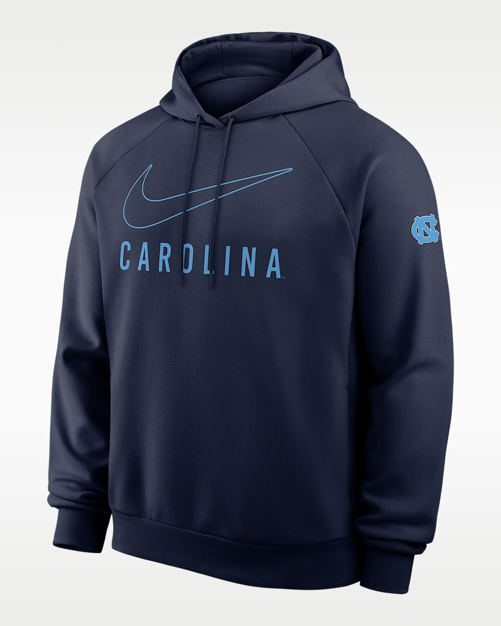 North Carolina Premium Performance Men's Nike Dri-FIT College Pullover Hoodie - 1