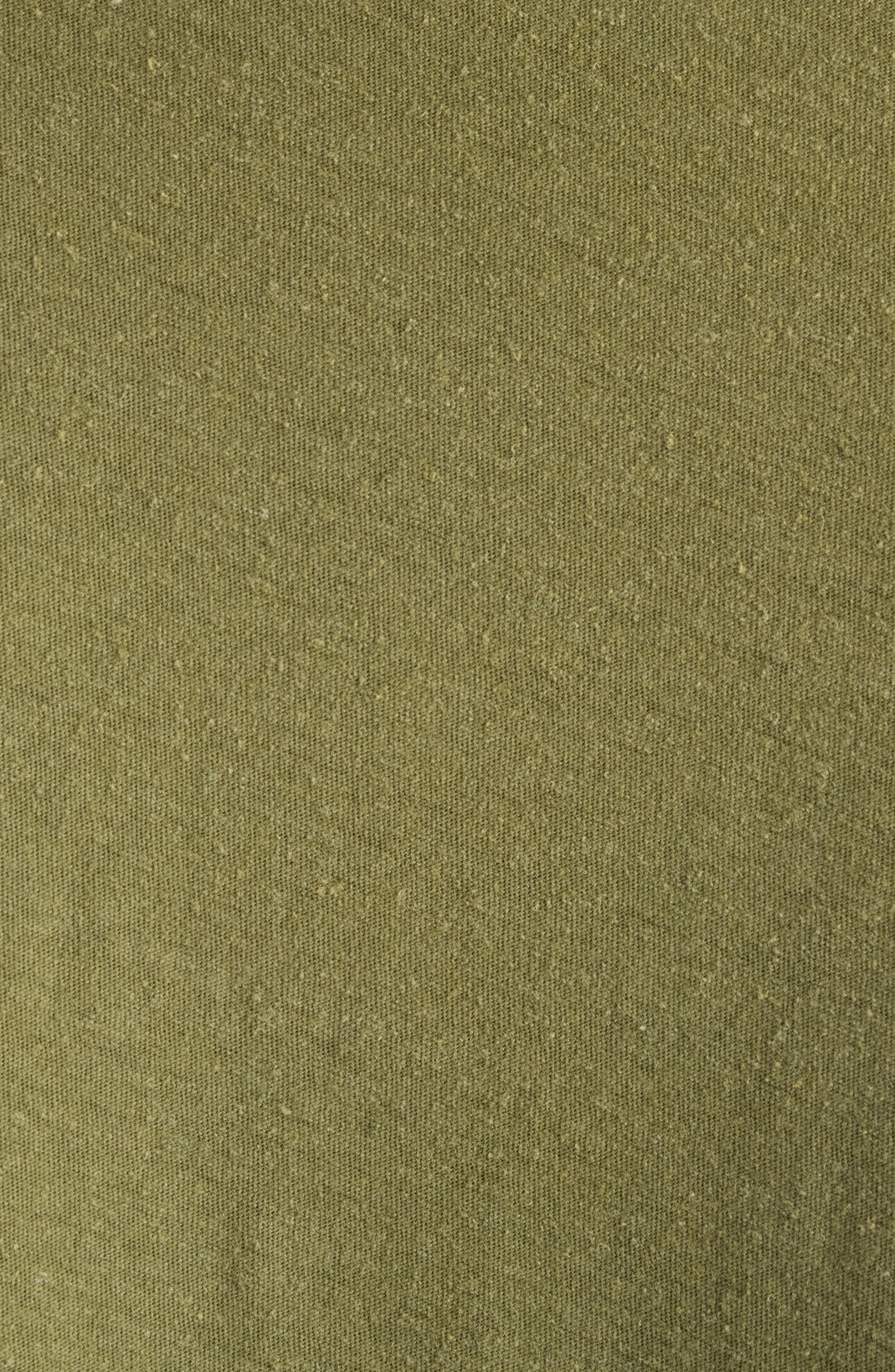 Acne Studios 1996 Logo Distressed Cotton & Hemp Graphic Tee in Olive Green at Nordstrom - 6