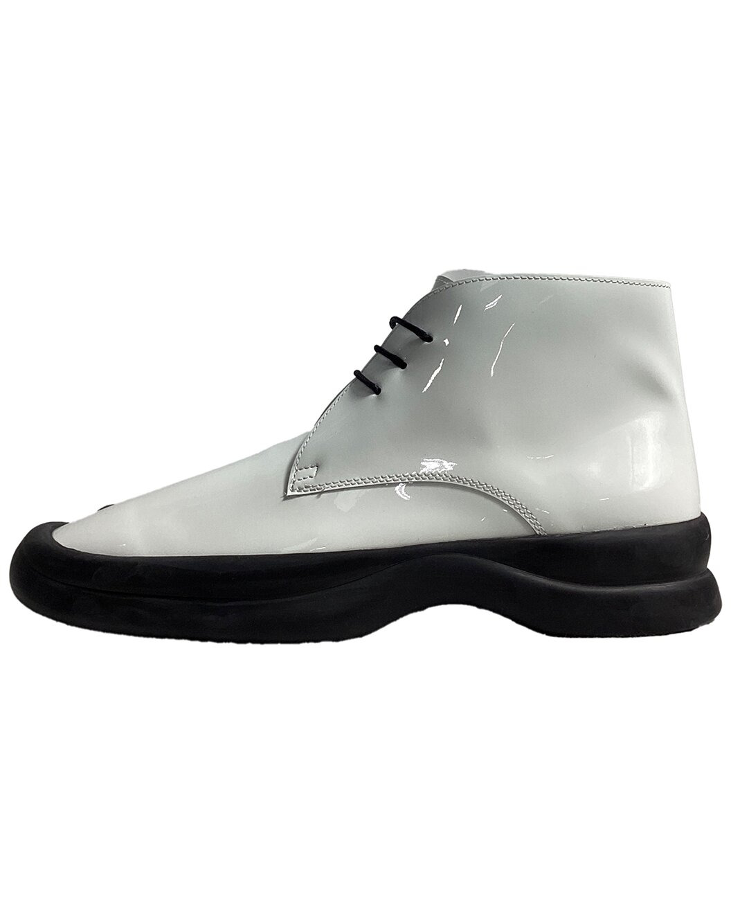 The Row Women's Patent Leather Town Lace-Up Ankle Boot, Size IT | 35.5
(Authentic Pre-Loved) - 2