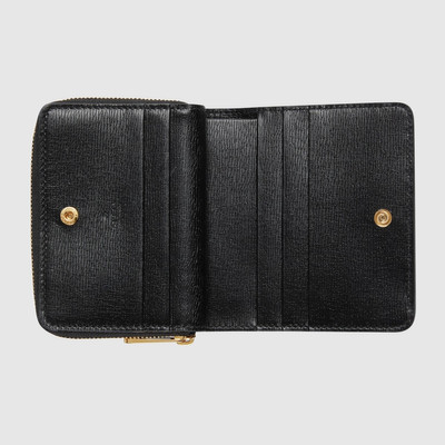 GUCCI Mini wallet with Gucci script outlook