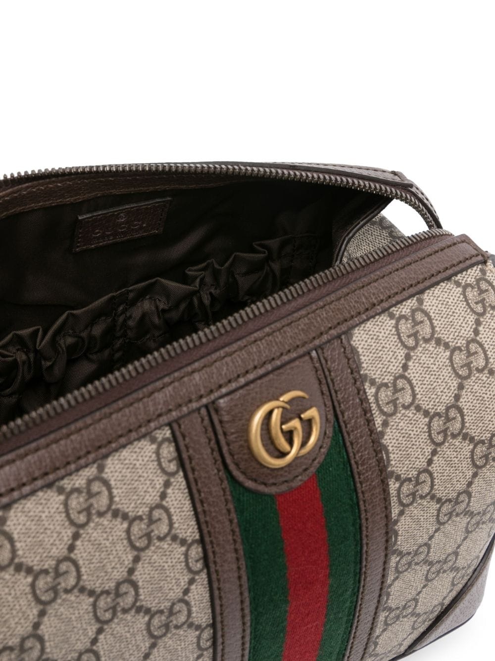 GG Supreme leather wash bag - 4