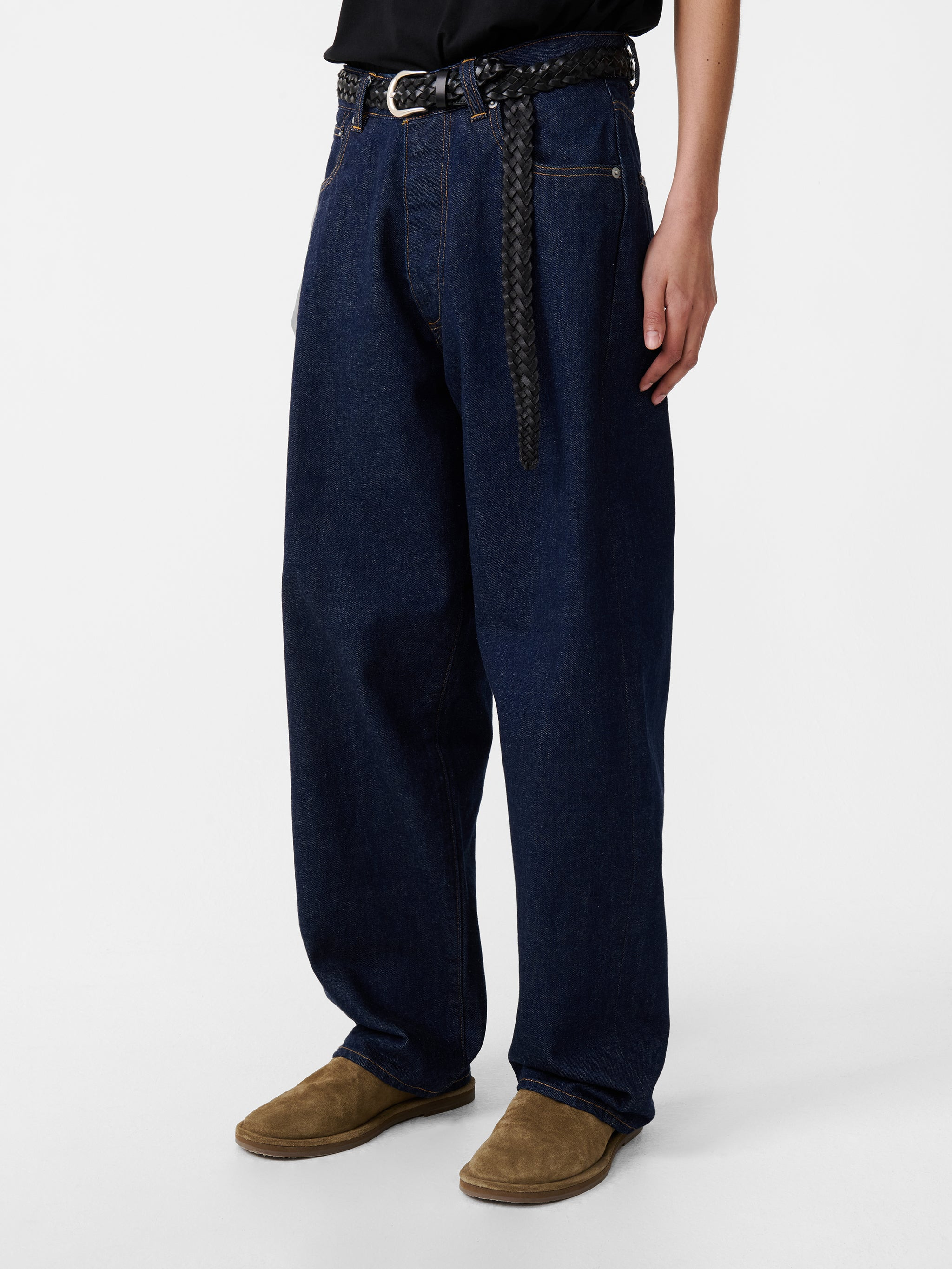 Seb Crinkle Denim Pant - 11