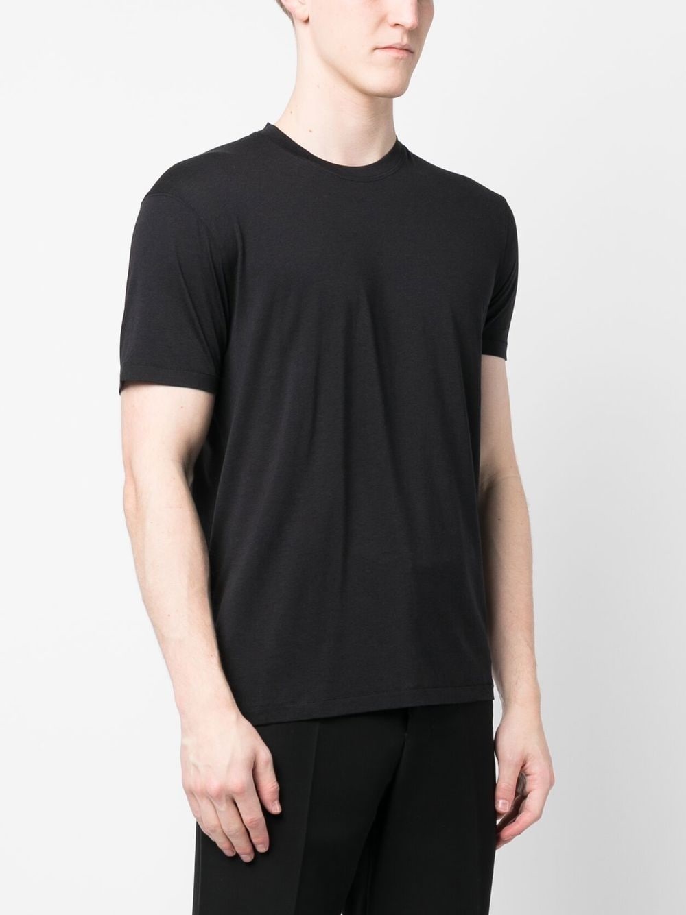 Tom Ford Men Lyocell And Cotton Regular Fit T-Shirt - 4