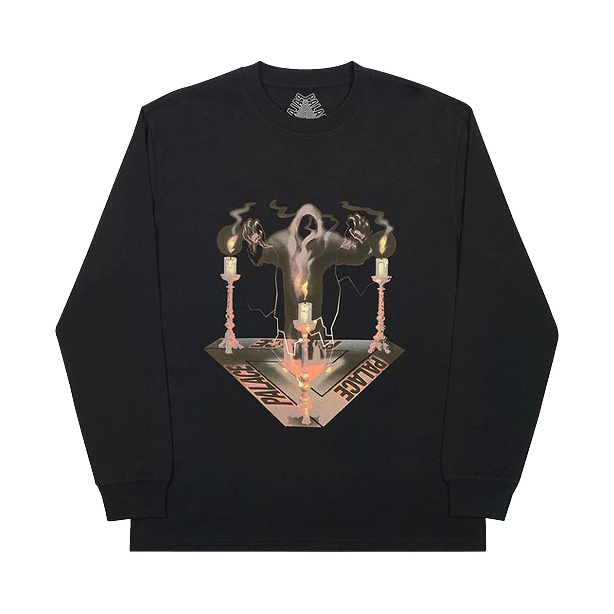 Palace Spooked Long-Sleeve 'Black' - 1