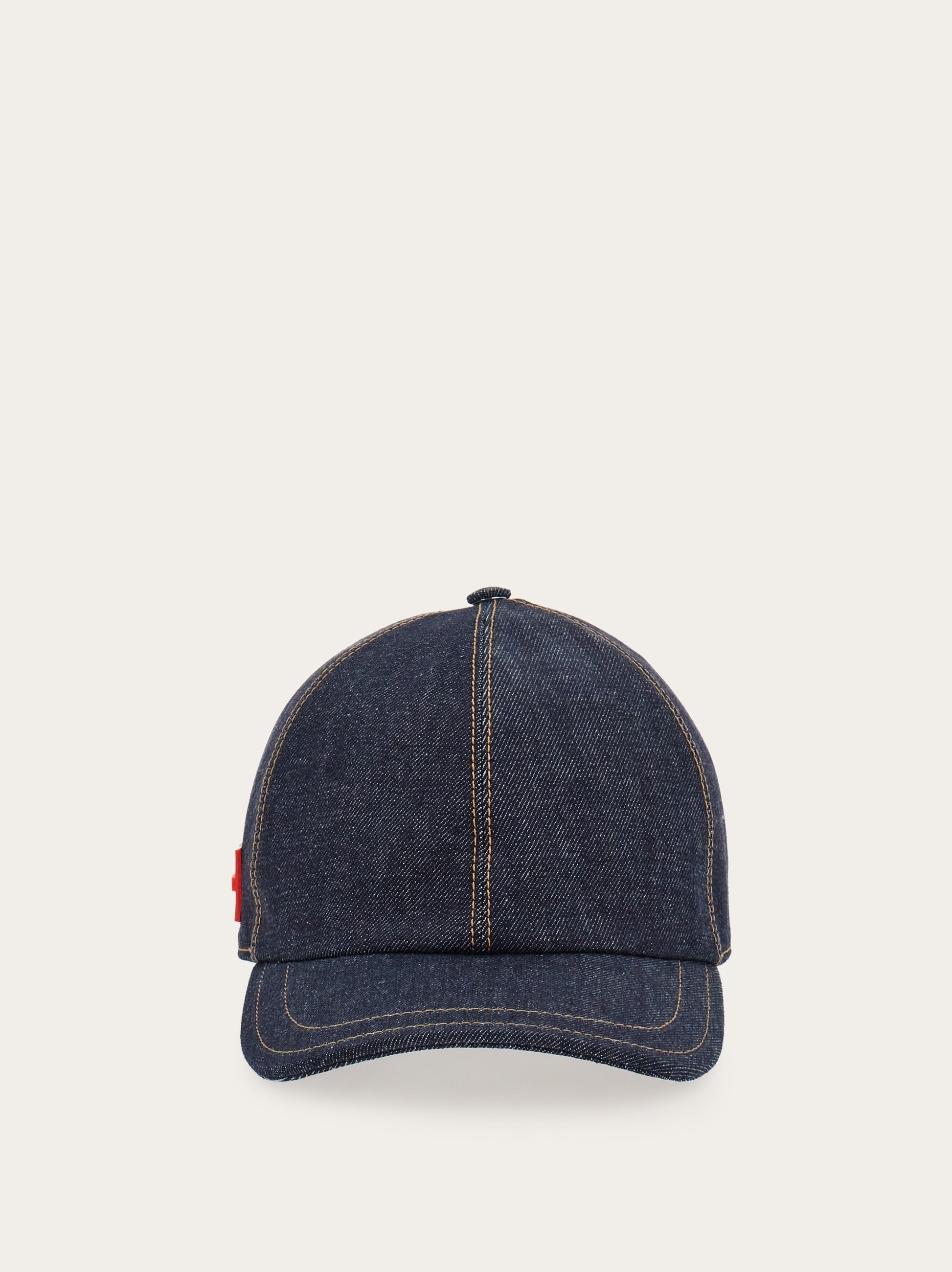 Denim baseball cap - 1