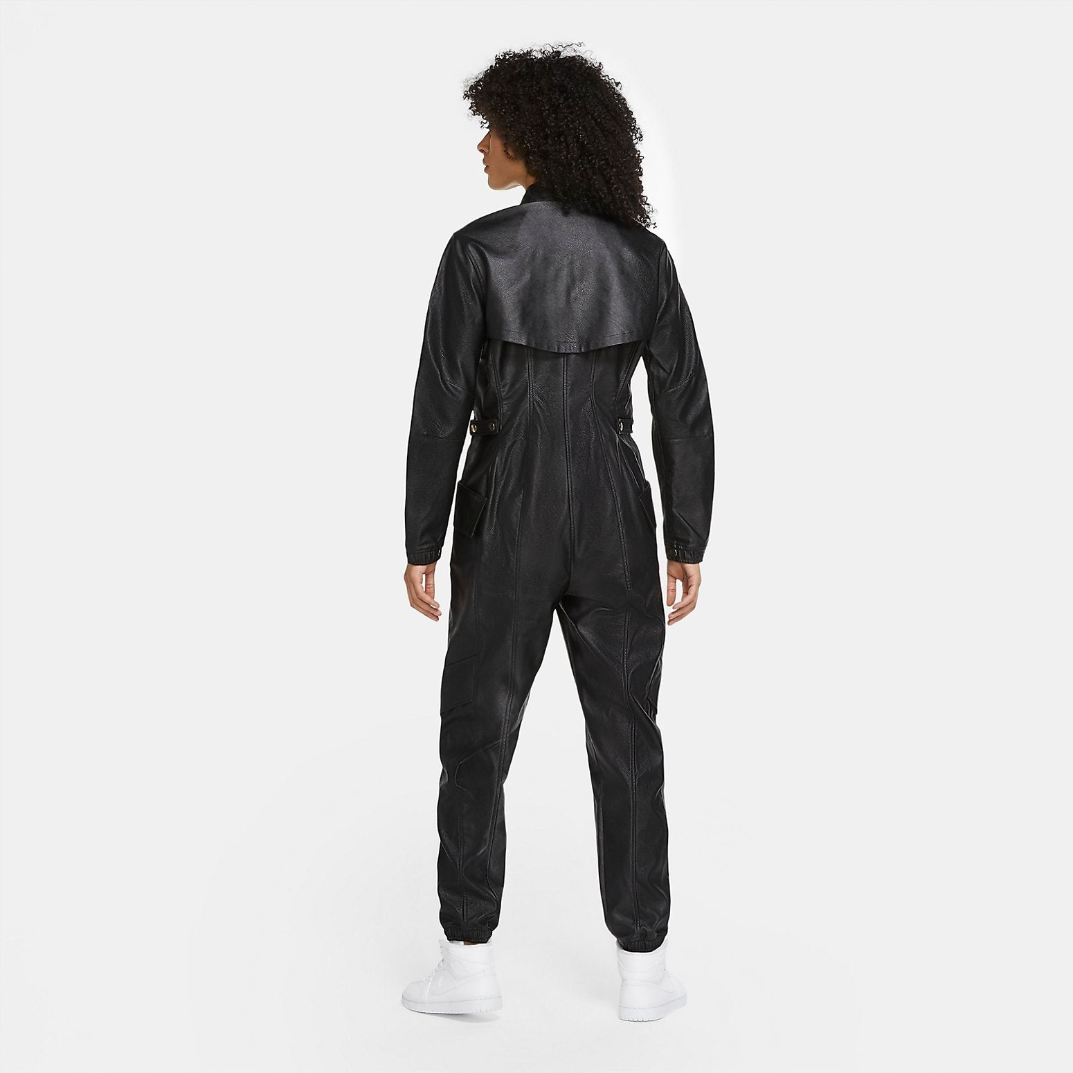 (WMNS) Air Jordan Brand Jordan Court-To-Runway 'Black' CW6476-010 - 5