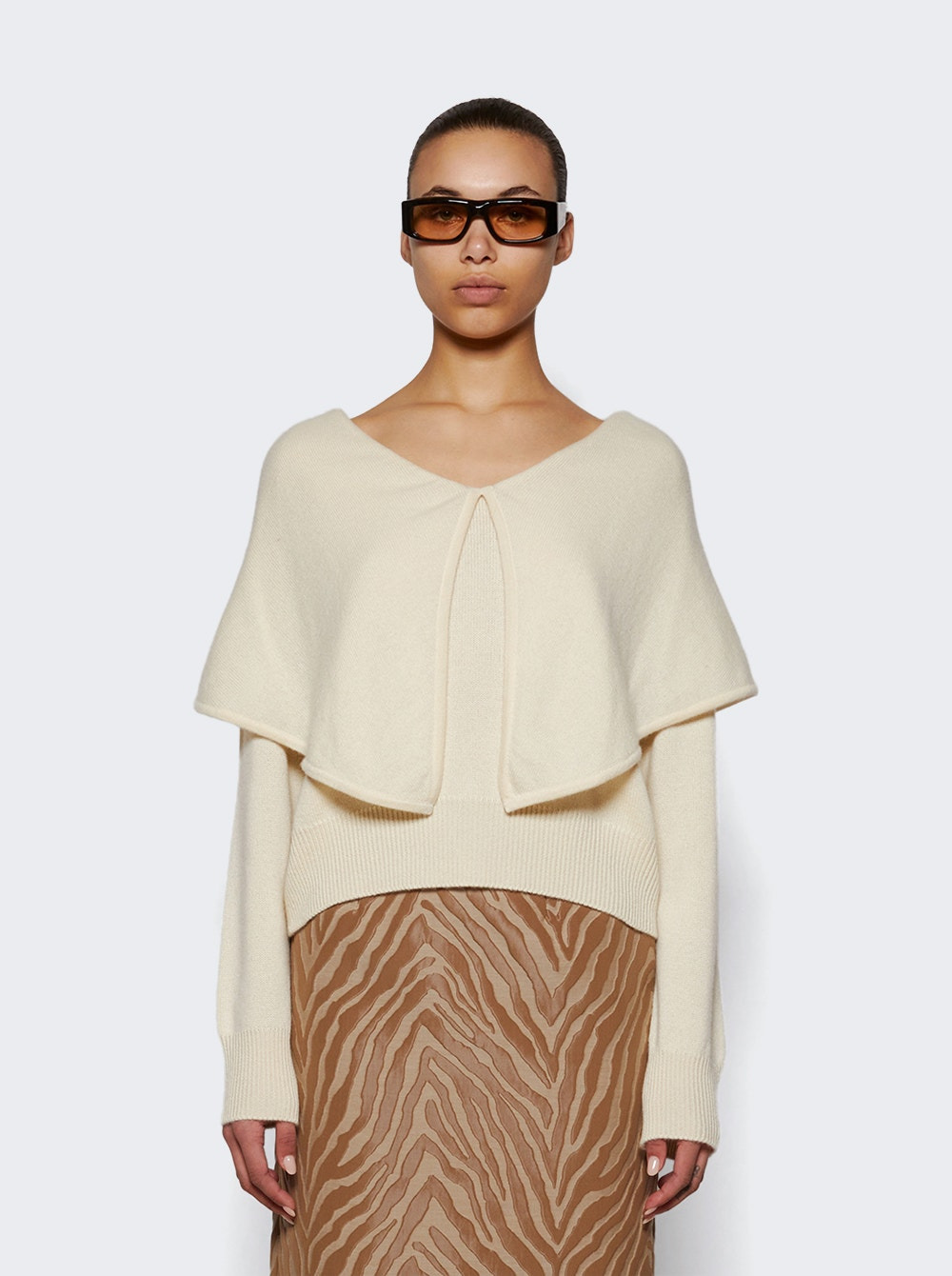 Malia Long Sleeve Knit Top Cream - 3