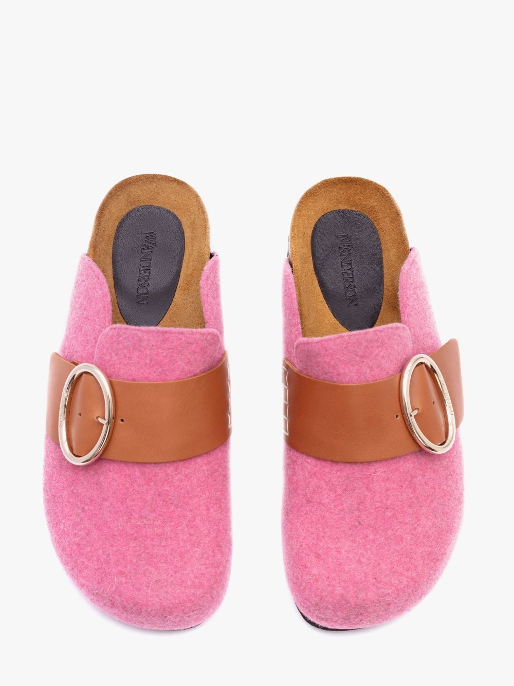 MEN'S FELT LOAFER MULES - 5