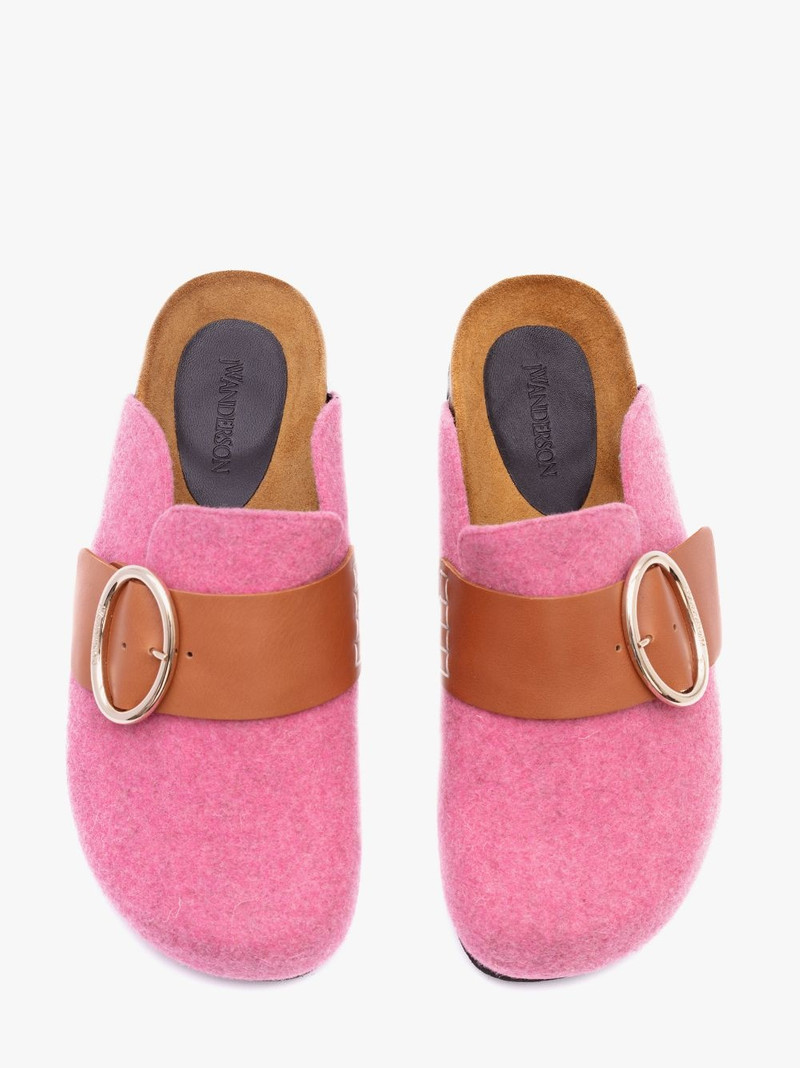 MEN'S FELT LOAFER MULES 5