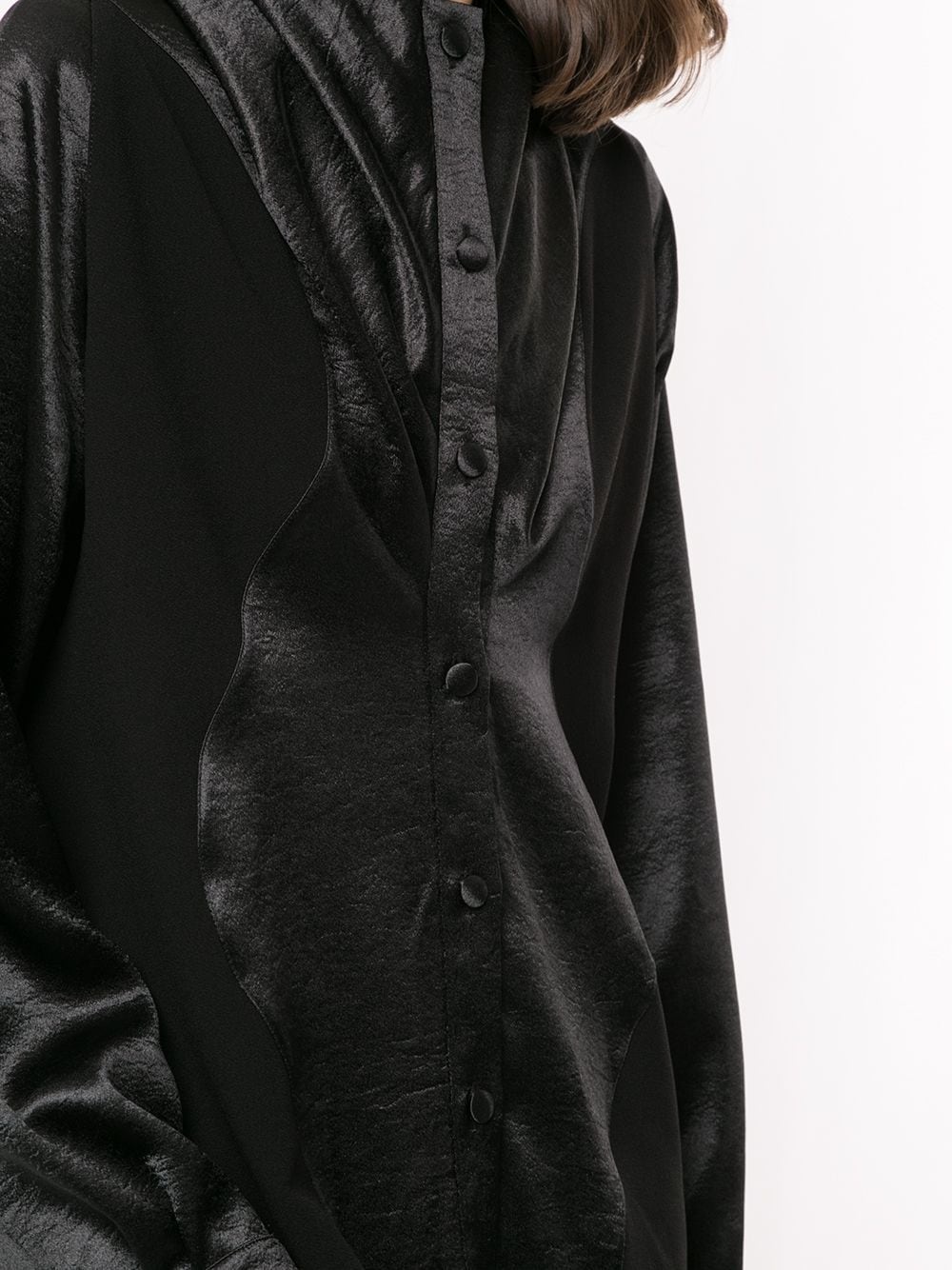 hooded button shirt - 5