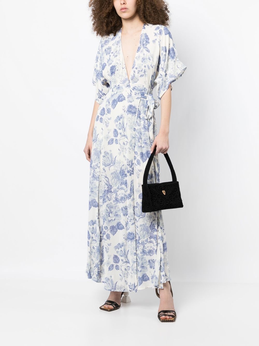 Winslow draped wrap dress - 2