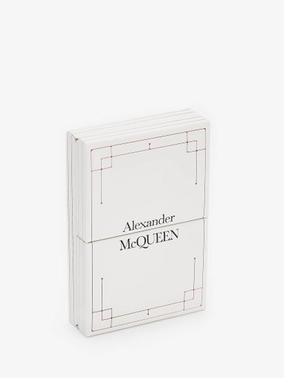Alexander McQueen Double Pack Cards In Leather Covered Box in Multicolor outlook