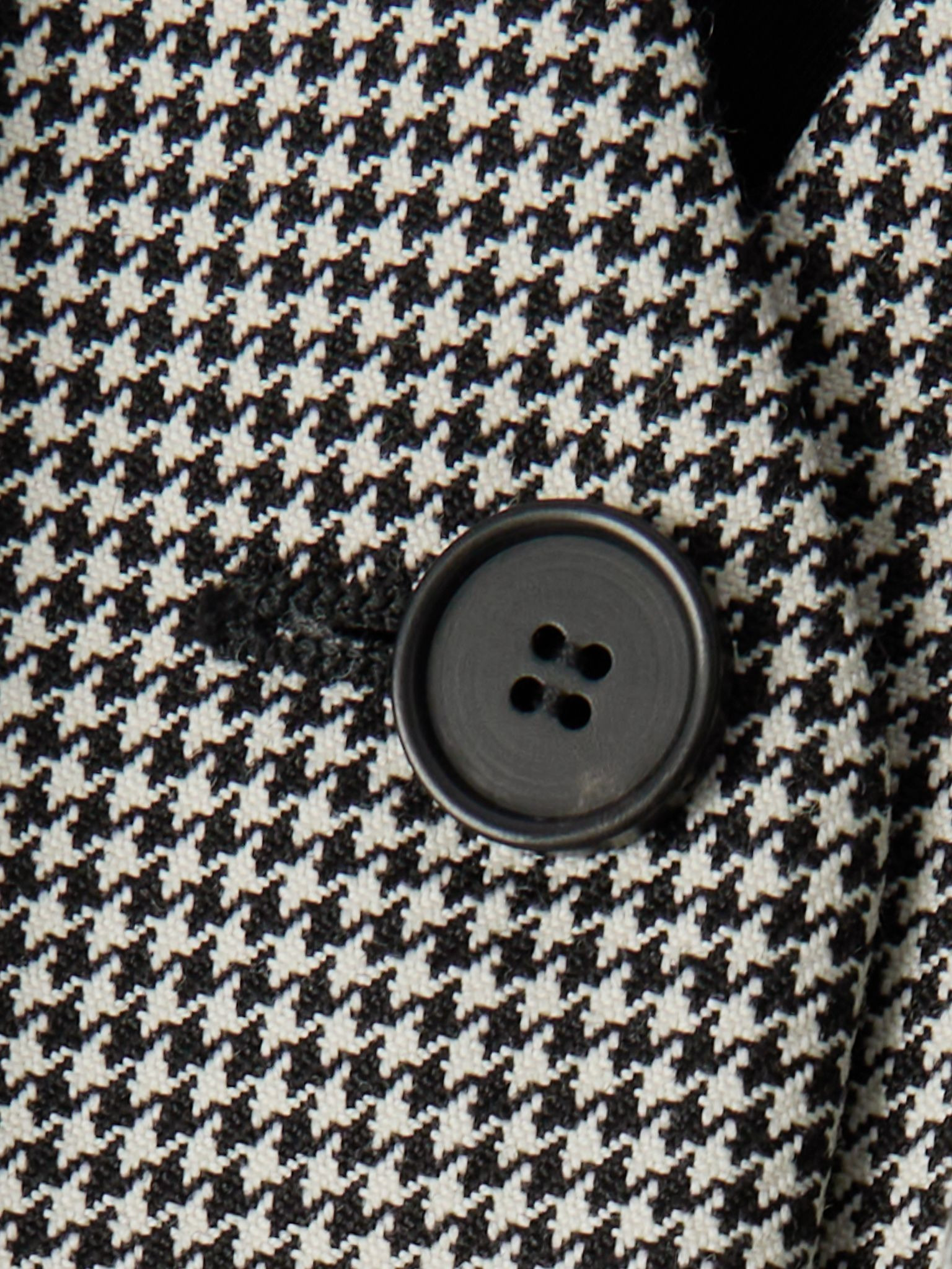 Houndstooth wool and mohair-blend vest Gray - 4