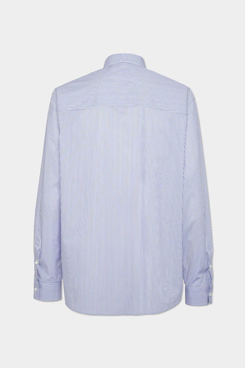 DSQUARED2 SUMMER LOVERS OVERSIZED PINSTRIPE SHIRT outlook