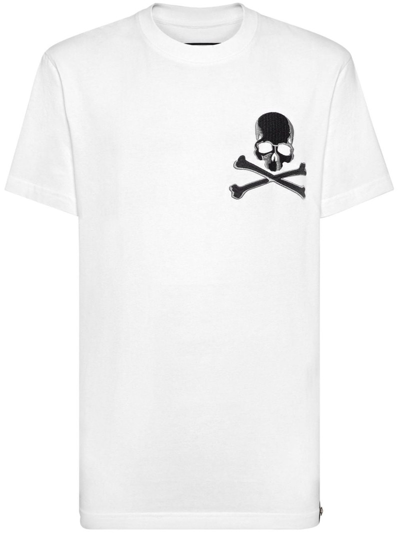 skull-print cotton T-shirt 1