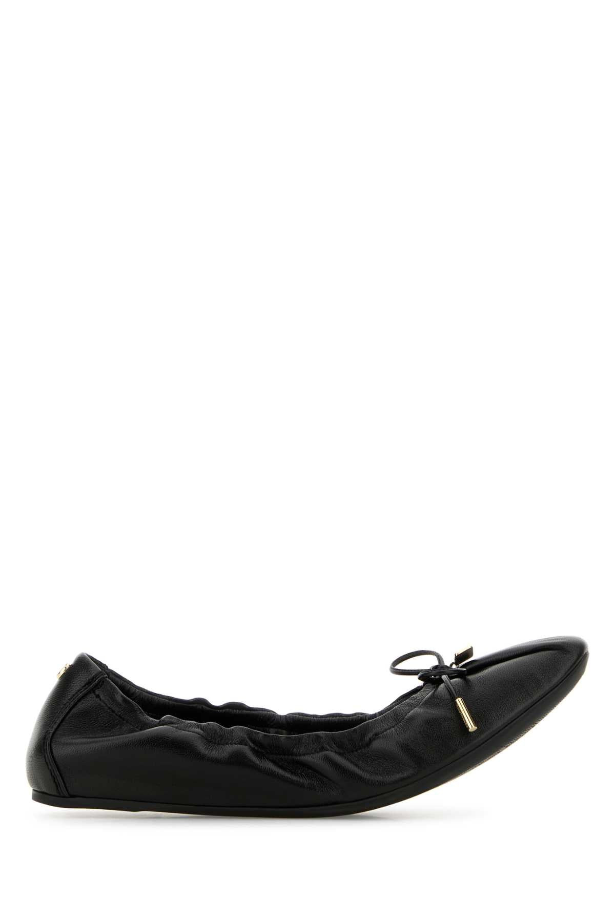 Salvatore Ferragamo Women Black Leather Joelle Ballerinas - 1