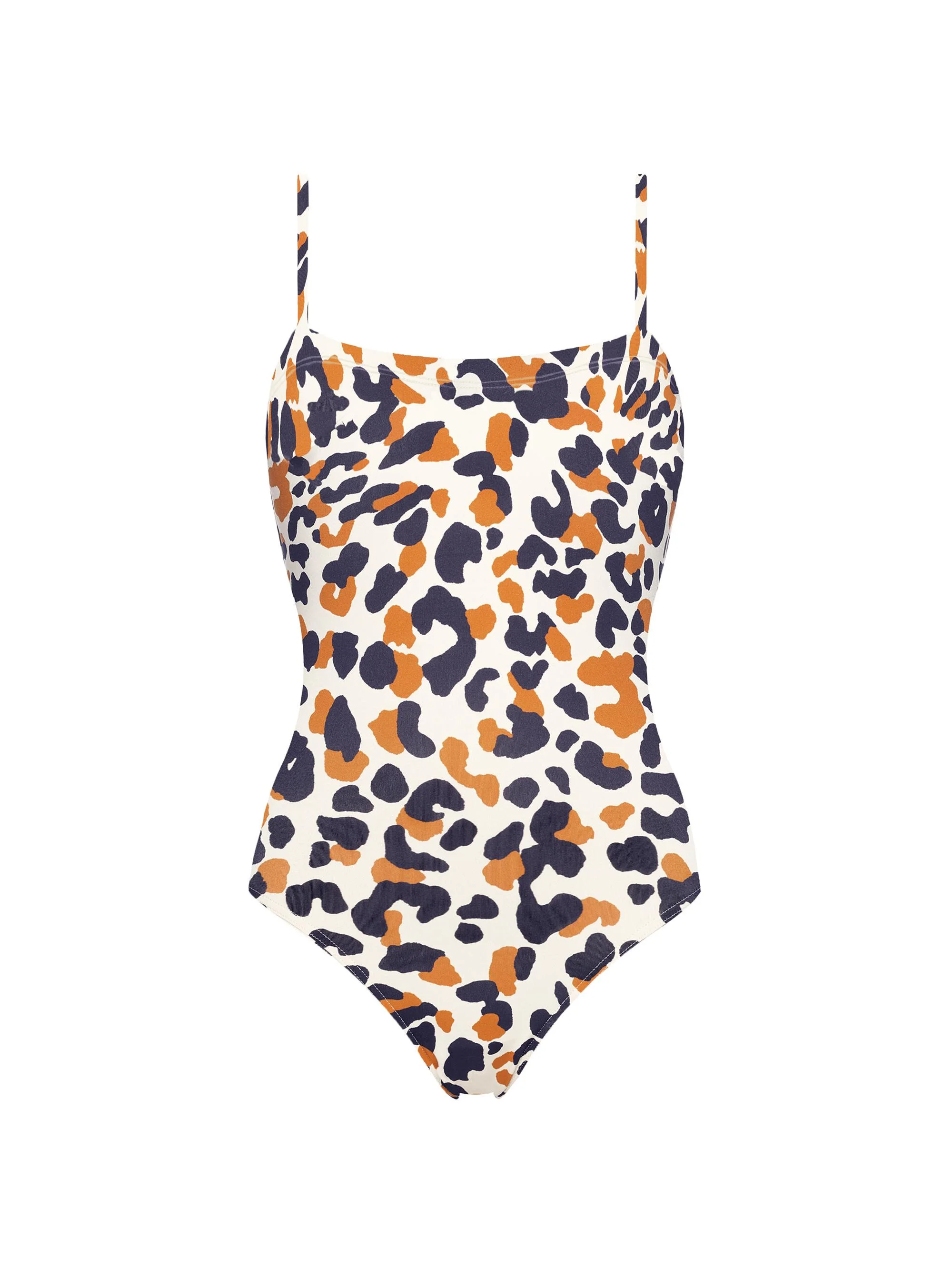 Women's Néréides Printed One-Piece Swimsuit - Sable Fin - 1
