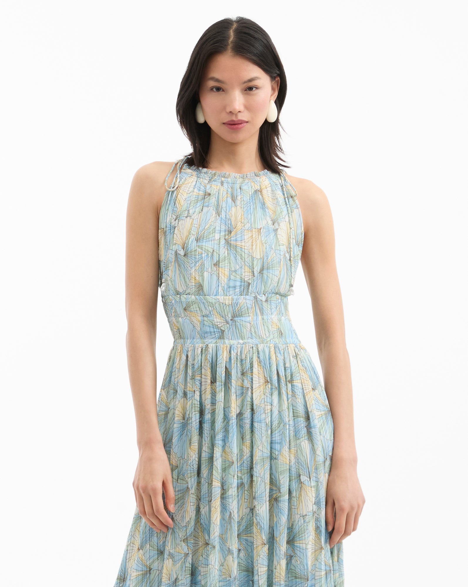 YARDLEY PLEATED MAXI DRESS - 3