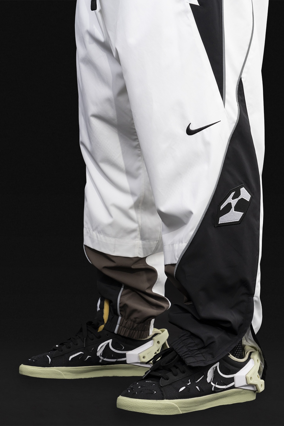 GGG-P2-100 Nike® Acronym® Track Pant Woven White/Multi - 15