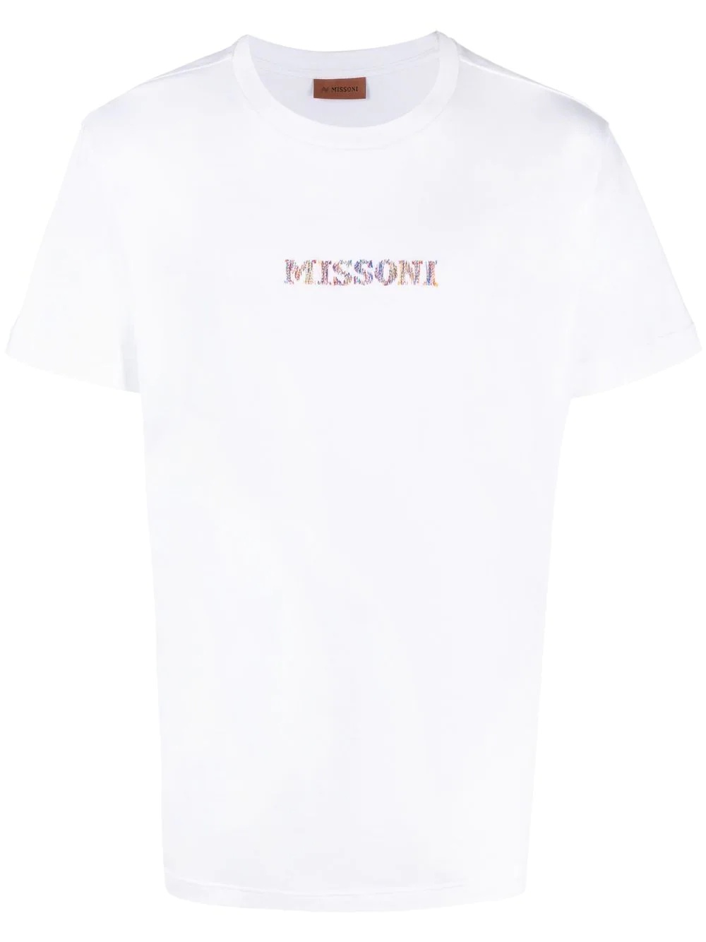 logo-embroidered T-shirt - 1