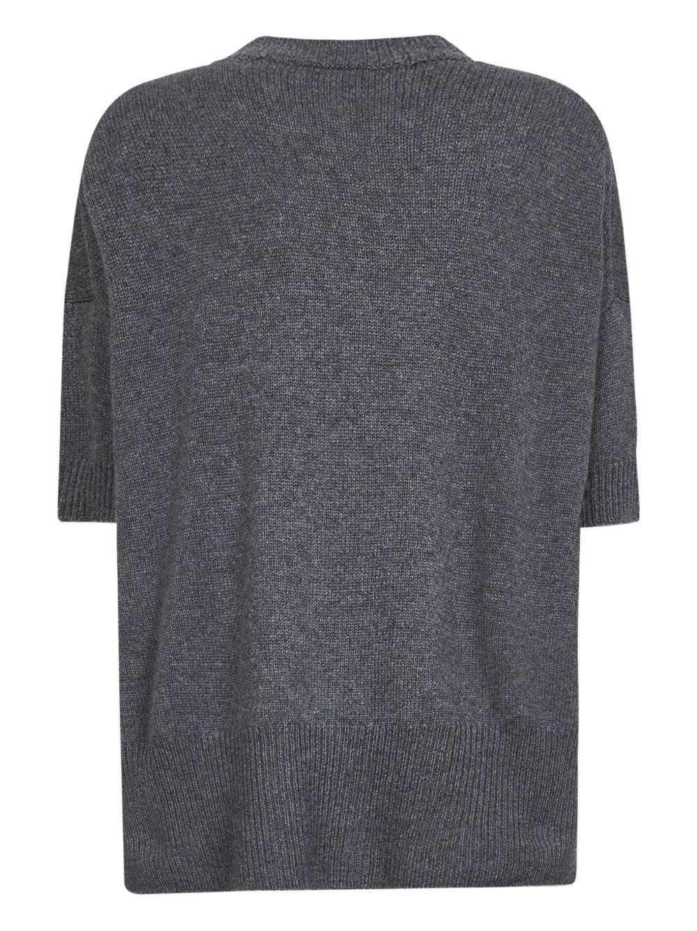 cashmere short sleeve T-shirt - 2