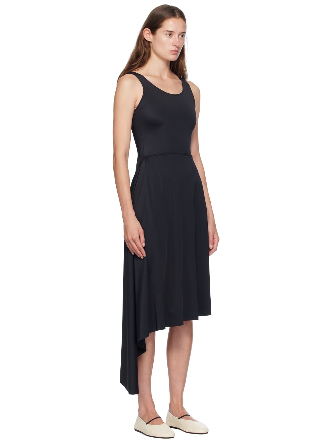 Black 'Bathingsuit' Pareo Midi Dress - 2