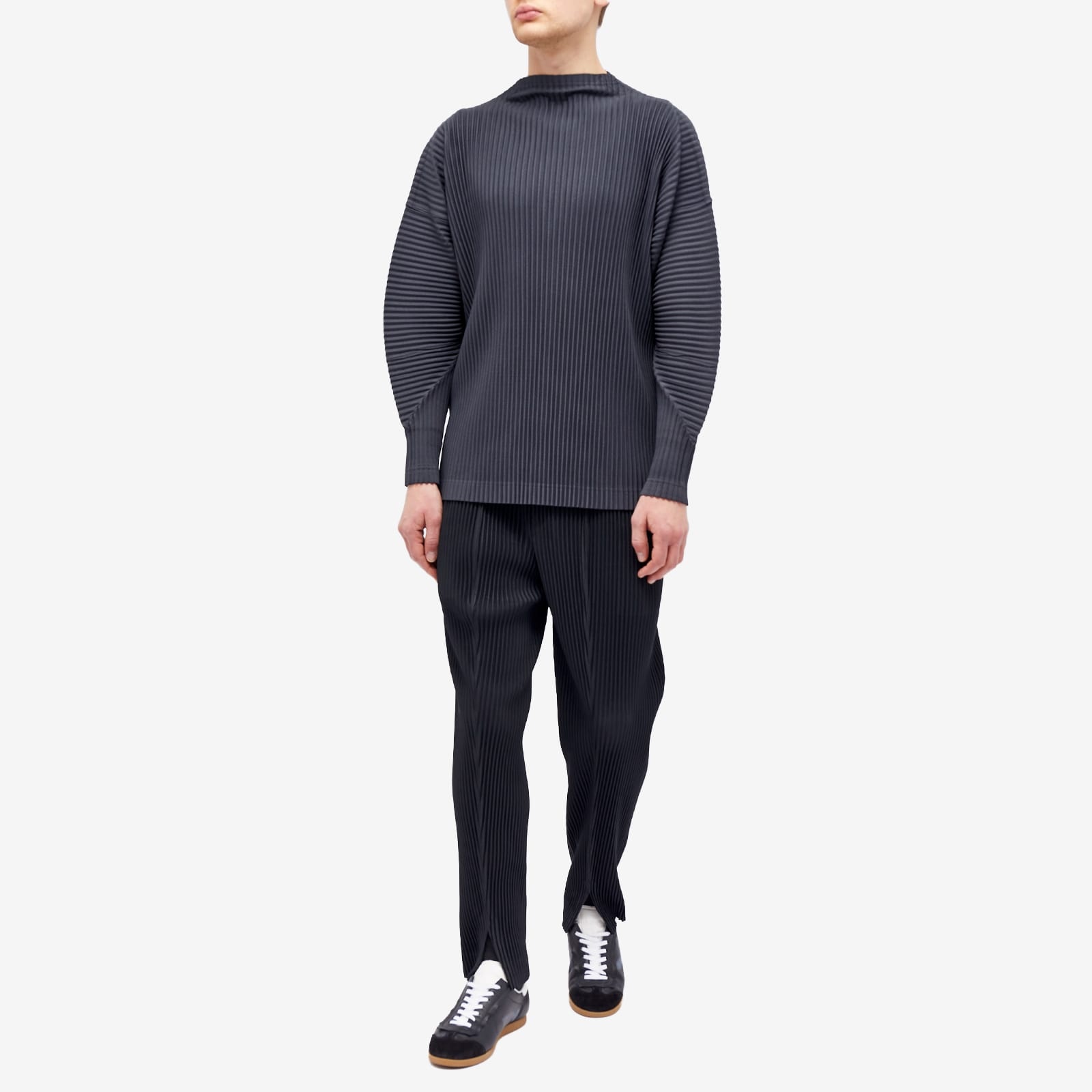 Homme Plissé Issey Miyake Pleated Long Sleeve T-Shirt - 4