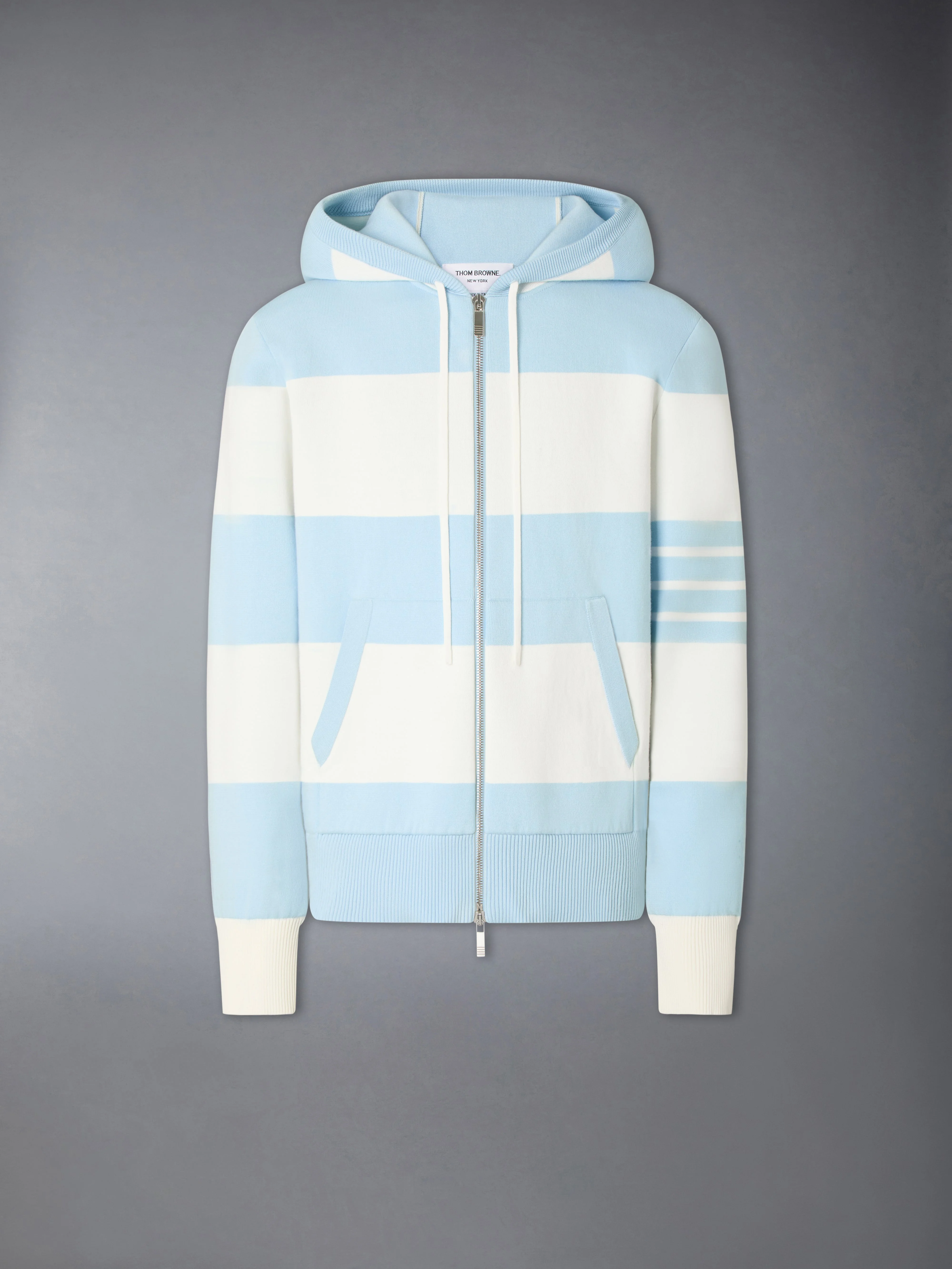 HECTOR 4-BAR RUGBY ZIP UP HOODIE - 1