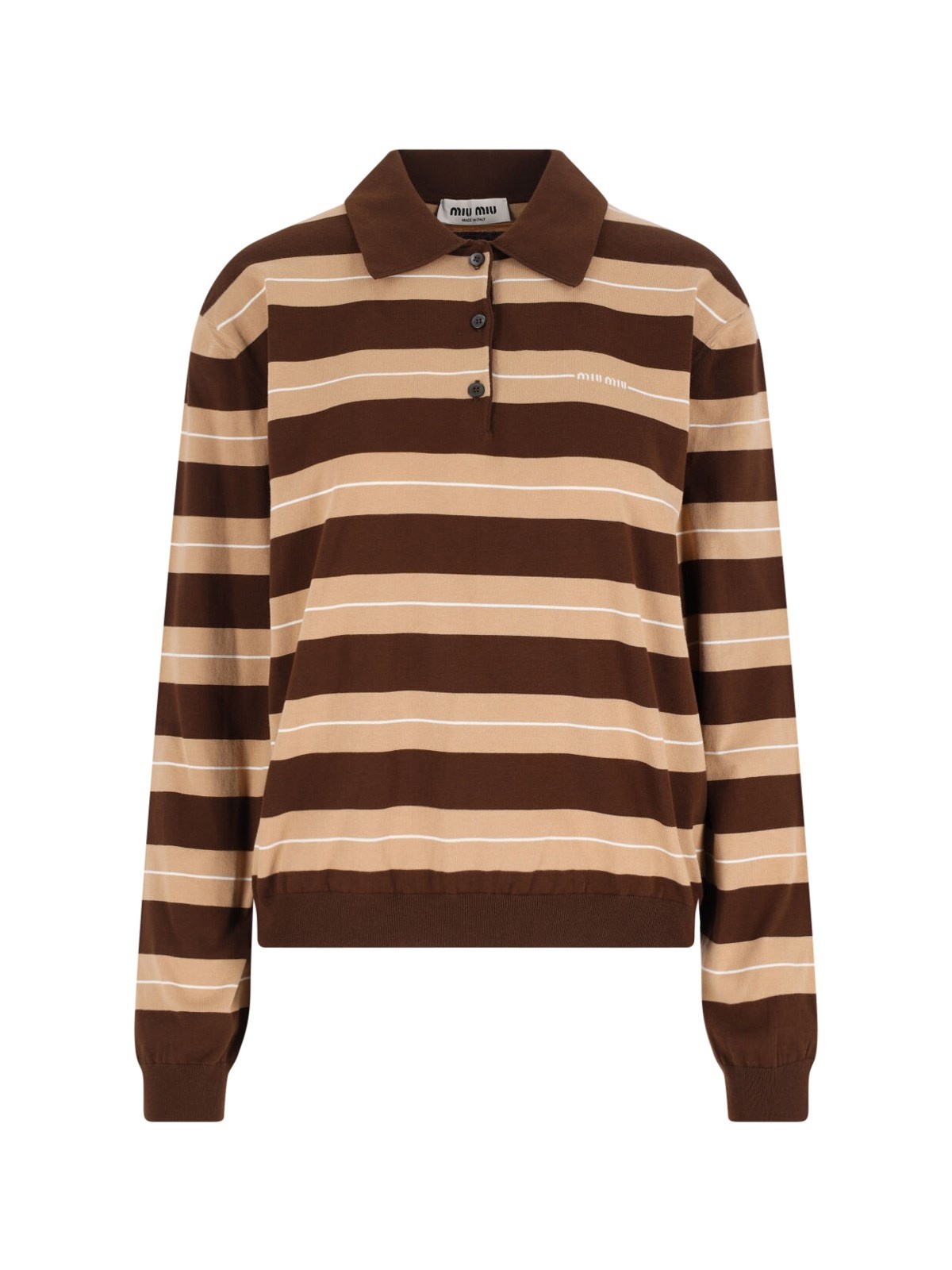 STRIPED POLO SHIRT - 1