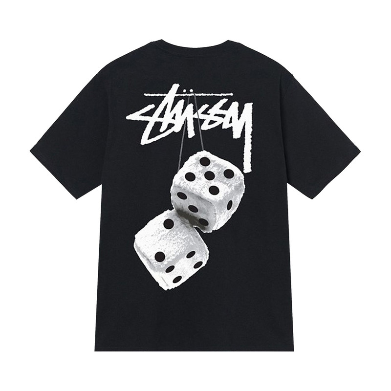 Stüssy Stussy Fuzzy Dice Tee 'Black' outlook
