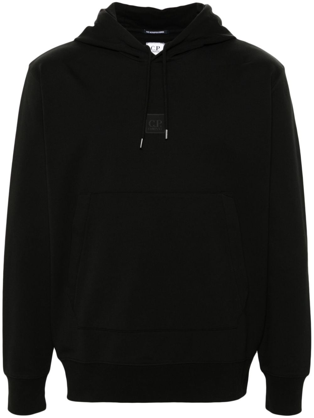 rubberised-logo hoodie - 1