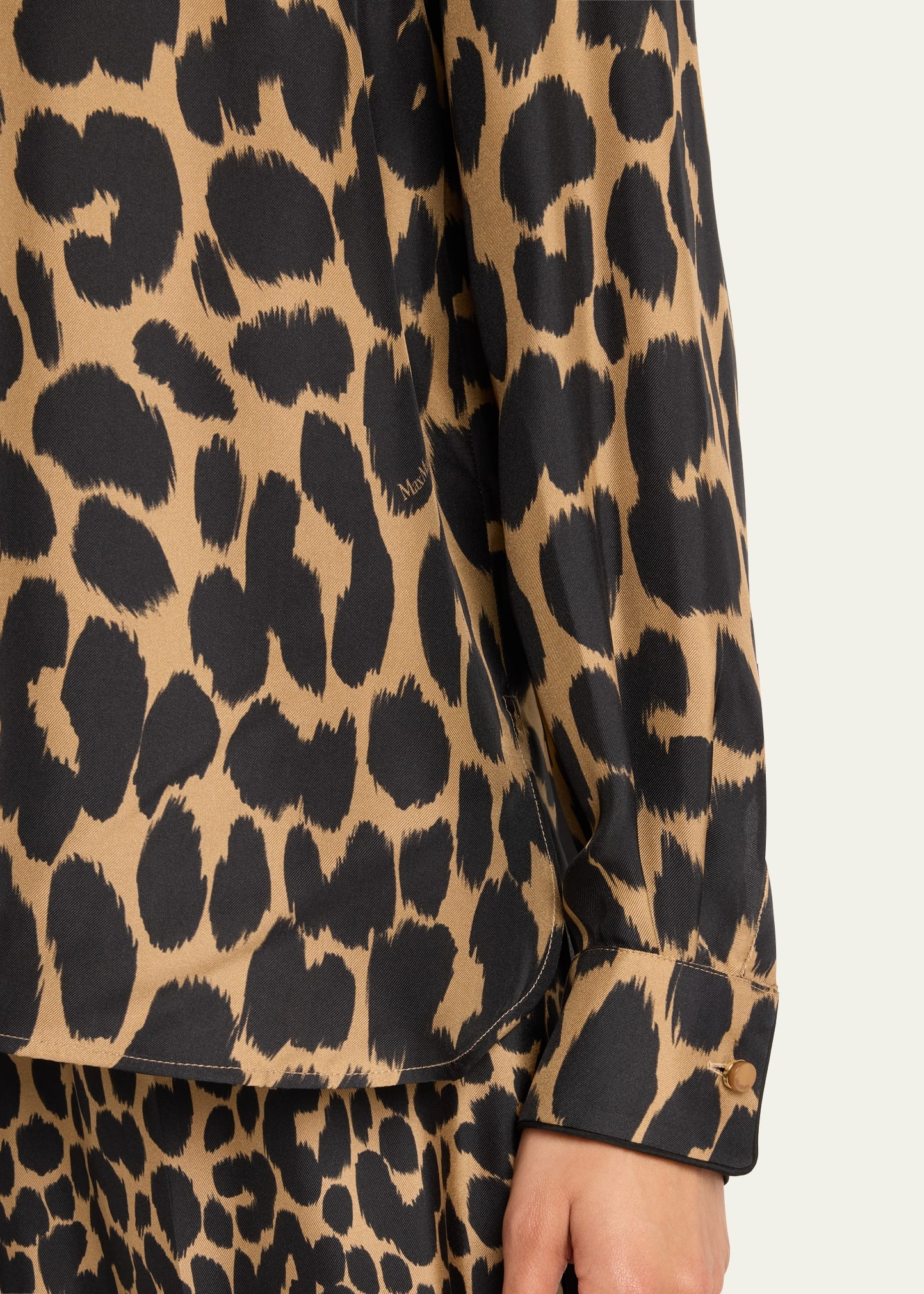 Etna Leopard Print Button-Front Shirt - 5