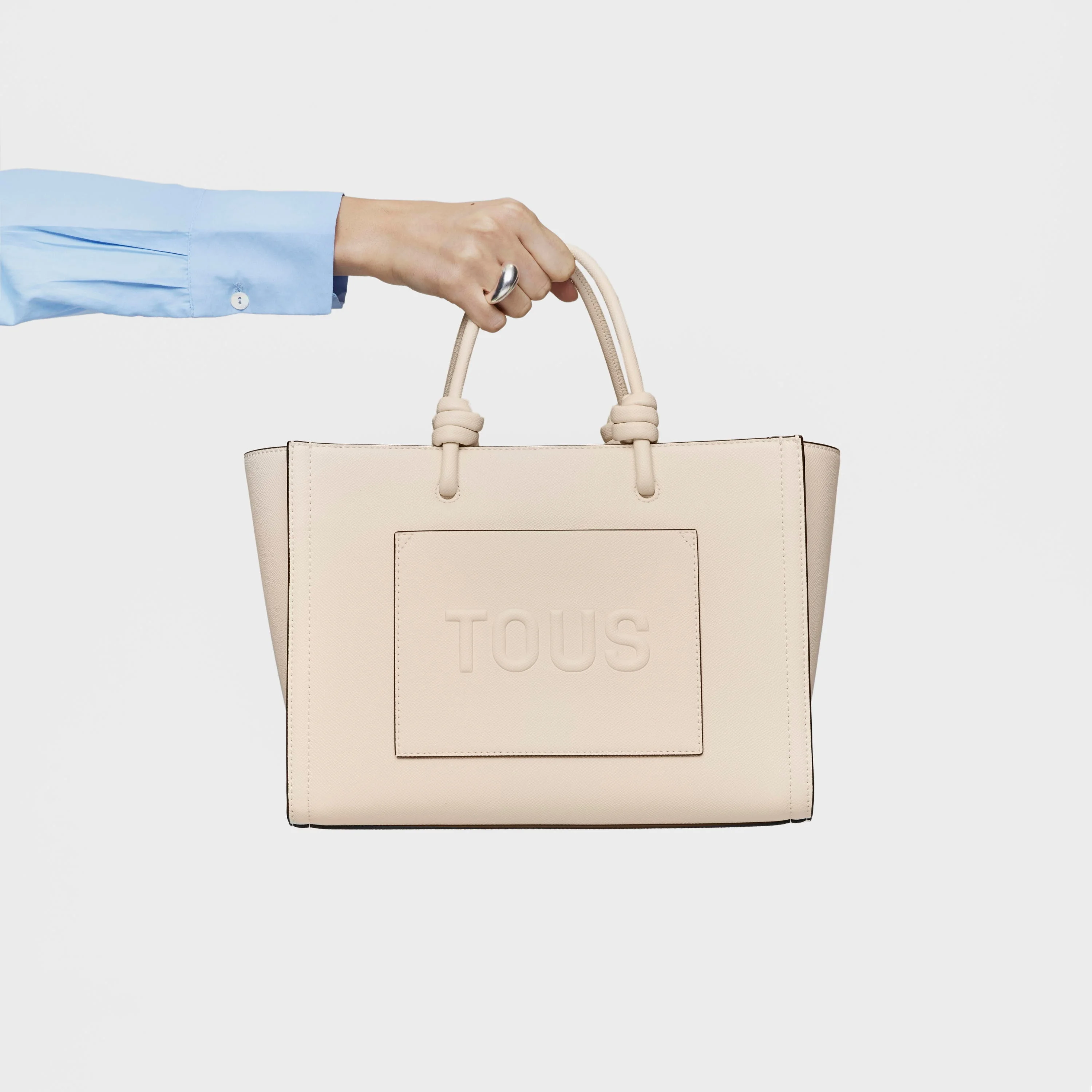 Medium beige Amaya Shopping bag TOUS La Rue New - 1