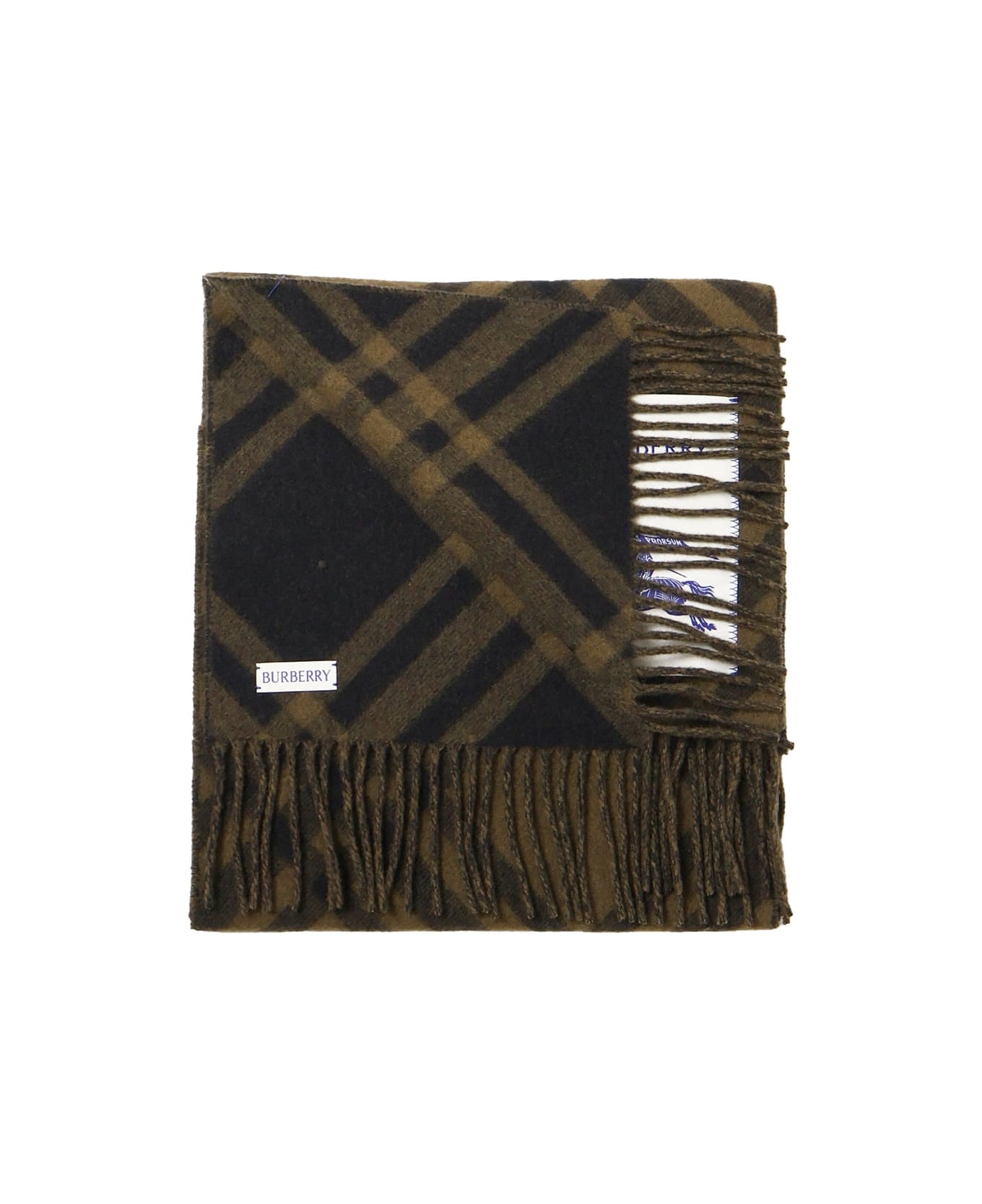 Vintage Check Scarf In Cashmere - 3