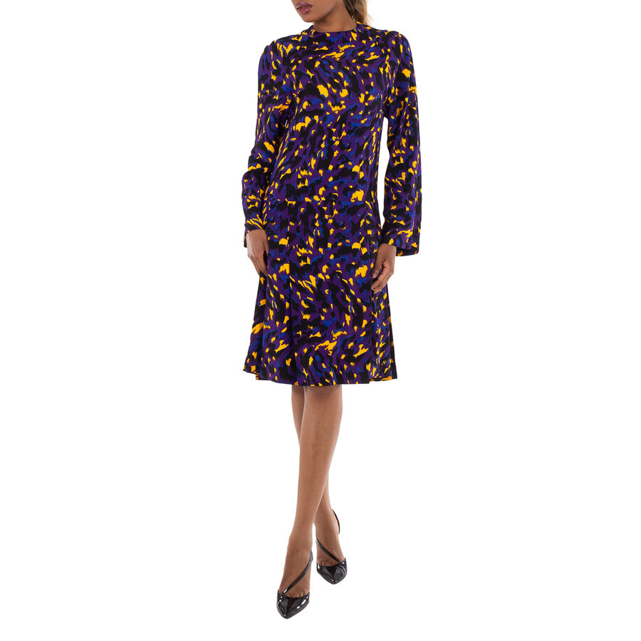 Burberry Camouflage Print Dress - 4