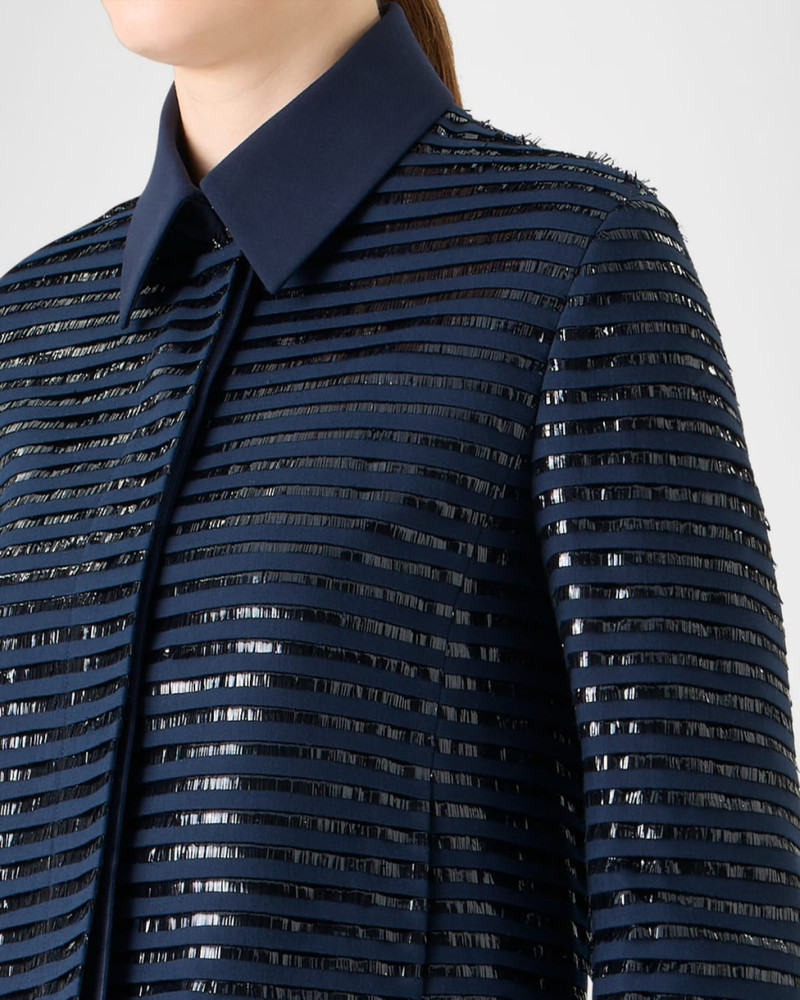 Peer Metallic Fringed Single-Breasted Jacket 5