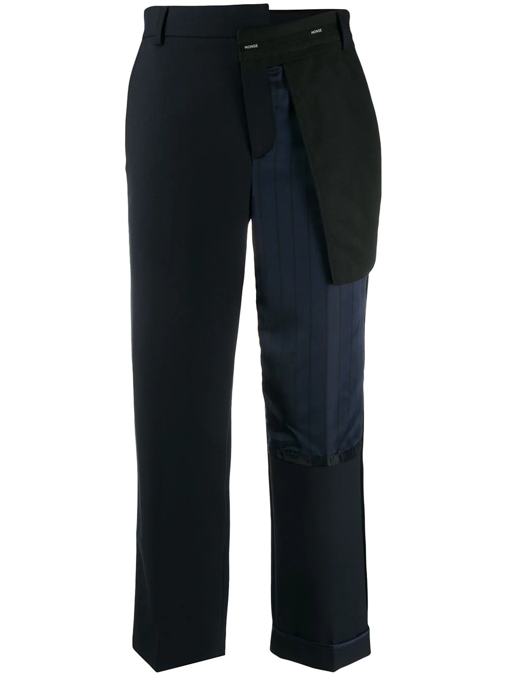 Inside Out pinstripe pocket trousers - 1