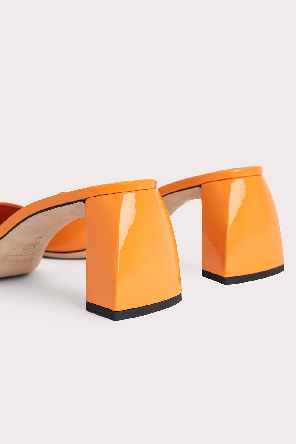 Romy Orange Patent Leather - 6
