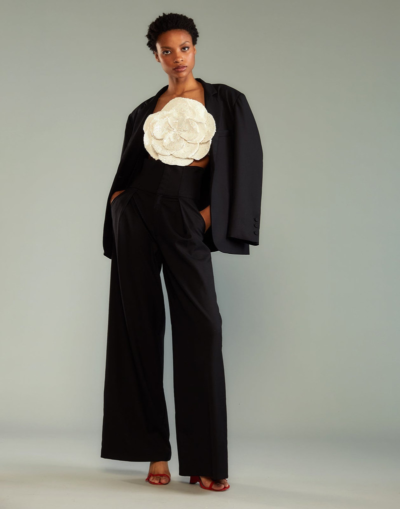 Corset Waist Pants 1