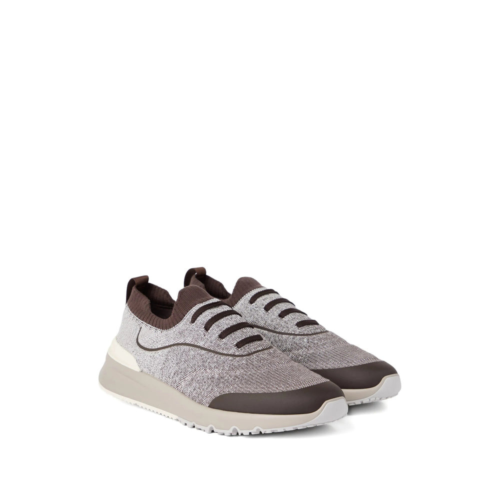 Brunello Cucinelli Brown Trainers - Slip-Ons Men - 2