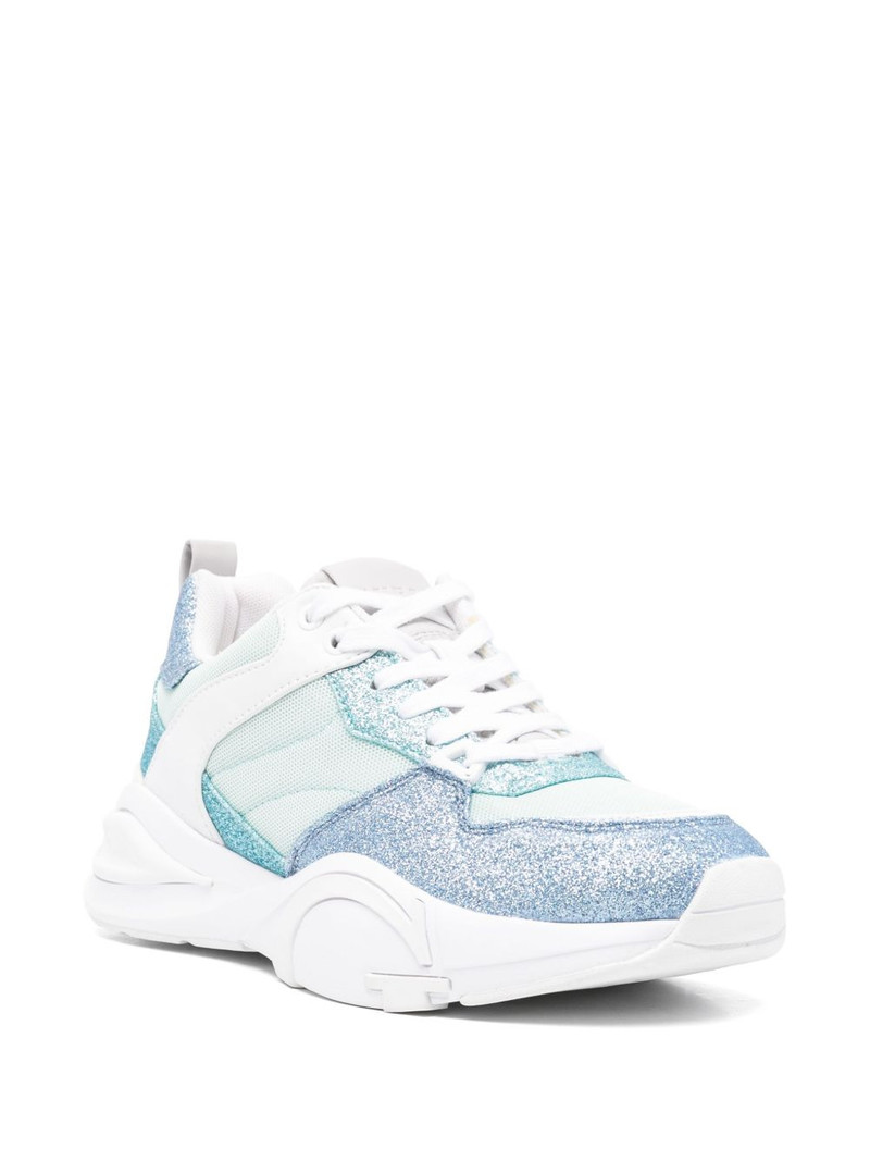 GUESS USA glitter panelled sneakers outlook