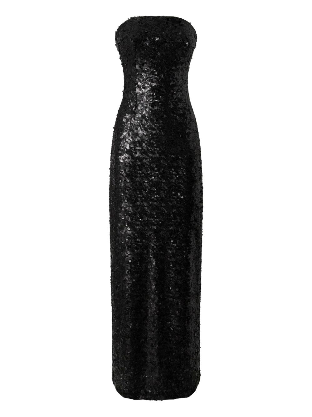 sequinned strapless maxi dress - 2